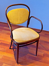 Thonet 214 F Wiener Kaffeehausstuhl Bugholz Stuhl Mahagoni gepolstert