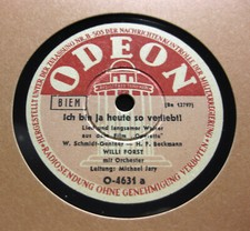 WILLI FORST Ich bin ja heute so verliebt / Wiener Operette ODEON O-4631 (29)