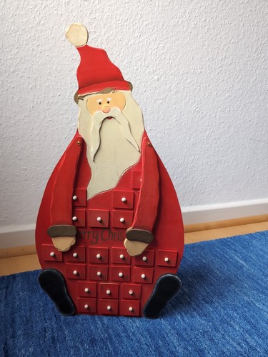 Adventskalender holz nikolaus - holz,