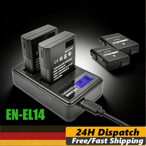 El14 akku lcd dual - en-el14, akku+lcd