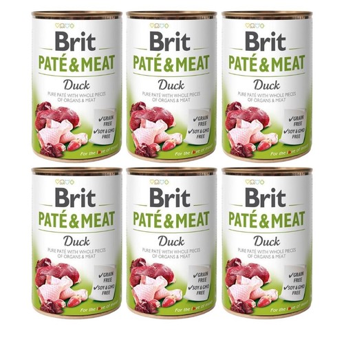 6x400 brit pate meat duck - pate&meat,