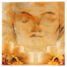 Großes Buddha Kerzenflackern