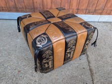 60er Vintage Hocker Sitzkissen