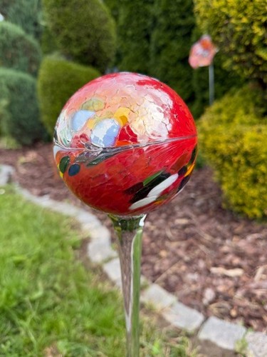 Glaskugel rot 12cm - glaskugel,