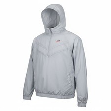 Nike Windbreaker Jacke Herren XL Grau Vintage Anorak Regenjacke Half Zip Retro 
