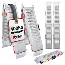 Belko® Auffahrrampe klappbar 2x Laderampe 400kg Verladerampe Anhängerrampe Ramp