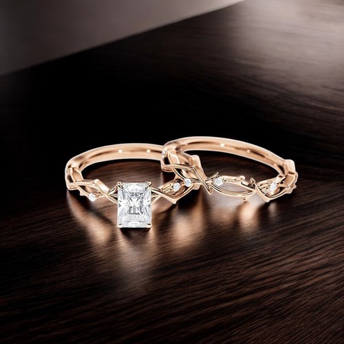 Hanmade diamant ring set - diamant, 1,10