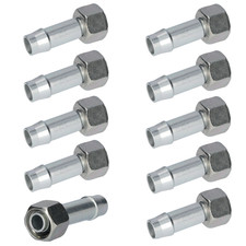 10x Schlauchstutzen mit Überwurfmutter M18x1,5 Stutzen 12mm Druckluftbremse LKW