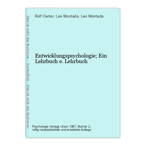 Entwicklungspsychologie ein - entwicklungspsychologie;,