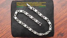 Platin Armband mit 17