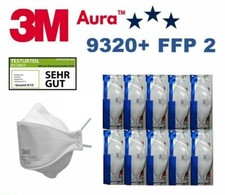 10x 3M Aura 9320+ FFP2