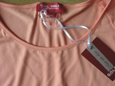 Shirt T-Shirt Mädchen Damen G.O.L Girls Apricot Kurzarm Sommer 158/164