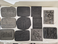 Buderus Gedenktafel Wandrelief Eisenplatte KONVOLUT