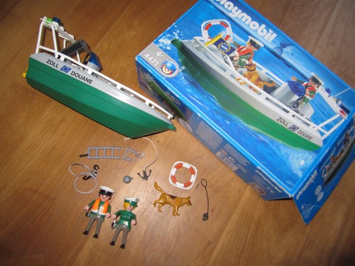 Playmobil 4471 zollboot mit - playmobil,