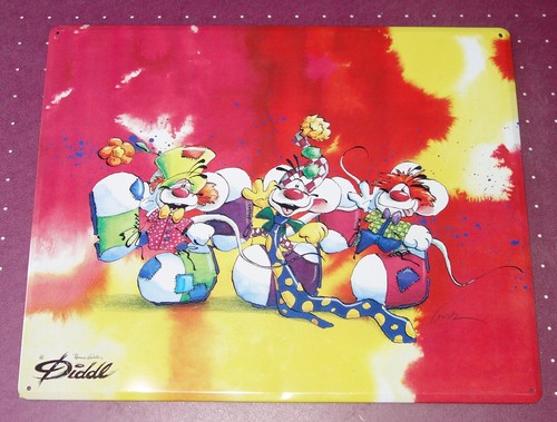 Diddl magnettafel blechschild - diddl,