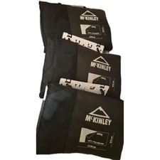  3 McKinley Hüttenschlafsäcke grau Renoth pflegeleicht hoher Komfort 220x85