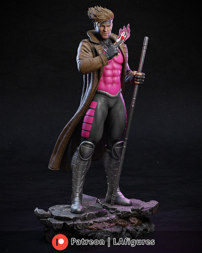 Gambit statue fan - (x-men),