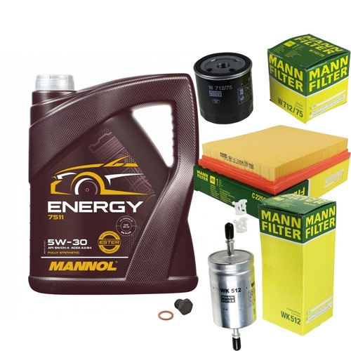 Inspektionspaket mannol - inspektionspaket, 5l