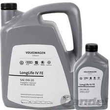 6 L ORIGINAL 0W20 LONGLIFE 4 IV ÖL für VW AUDI SKODA SEAT 508.00/509.00 MOTORÖL