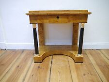 Biedermeier Schreibtisch Konsole Birke furniert Anrichte 1820 frisch restauriert