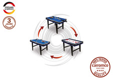 CARROMCO MULTIGAME GALAXY-XL 3in1 Multi Spieltisch Gleithockey Billard