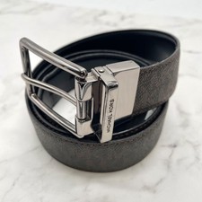 Michael Kors MK Signature Wende Herren Gürtel Leder Braun 107 cm Authentisch