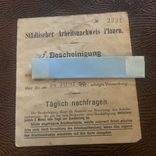 Alter Städtischer Arbeitsnachweis Plauen