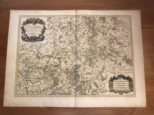 1760 alte landkarte basse - landkarte,