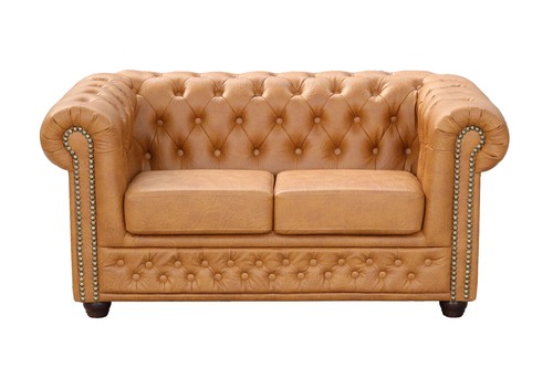 Chesterfield cognac set - cognac,