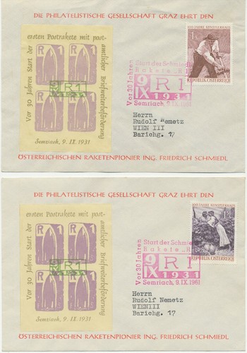 österreich raketenpost 1961 - Österreich,