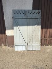 Alte Fensterläden  Paravent Raumteiler Spanische Wand Trennwand Holz org. 30er