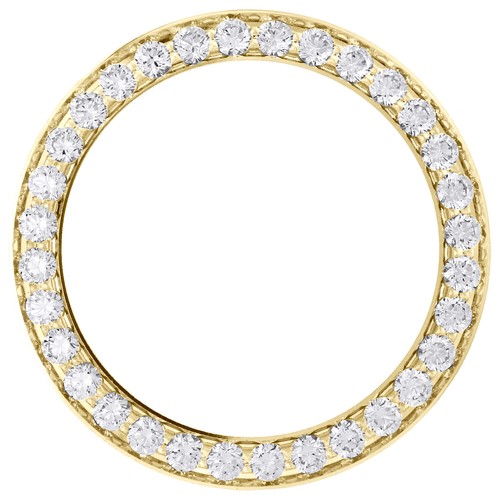 14k gelbgold perlenfassung - 14k,