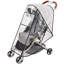 Universal Regenschutz für Kinderwagen, Regenverdeck Regenhaube Buggy