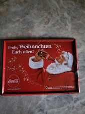 Coca Cola - Weihnachtsschild - Blechschild - Werbeschild - Gebraucht