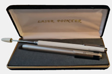 Laserpointer und ausziehbarer Zeigestab ehem. CSC Ploenzke im Samtetui