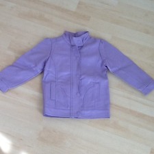 Mädchen Jacke Kunstleder