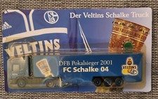 FC SCHALKE 04 seltener LKW DFB-Pokalsieger 2001 1:87 SCANIA Grell VELTINS-TRUCK