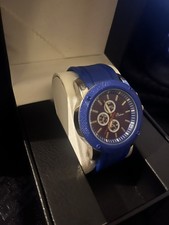 Platino Herrenuhr Blau Läuft