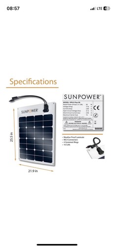 Sunpower solarpanel watt 2 - sunpower,