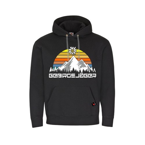 Hoodie gebirgsjäger retro - hoodie,