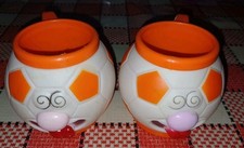 Fussball Becher Plastik Neu 2 Stück