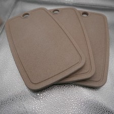 3er Frühstücksbrettchen Holz-Kunststoff Spülmaschinenfest Brot - Stullenbretter