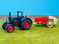 3459 SIKU Classic Traktor 1:32 Lanz Bulldog Umbau + 3486 AMAZONE Dungstreuer TOP