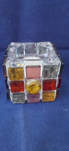 Teelichtglas mosaiksteine - teelichtglas,