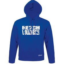 Sweatshirt Hoodie Kapuze BEACHVOLLEYBALL Schrift Sport Siviwonder