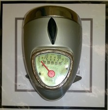 NSU Quickly Lampe und Veigel- Tacho, Originalzustand, funktionsfähig. Patina,,,