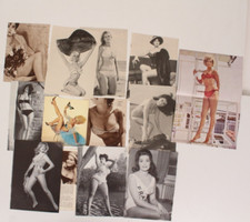Pin up Model Girls Fotos Poster 50er 60er Jahre Zeitungsausschnitte vintage