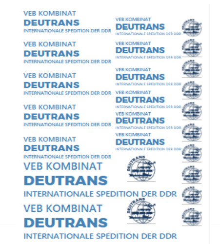 Decal deutrans für lkw - decal, "deutrans"