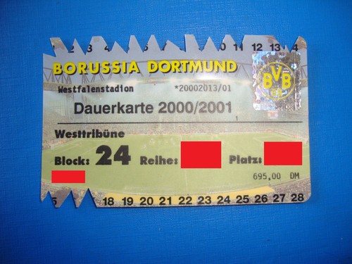 2000 ticket dauerkarte - ticket,