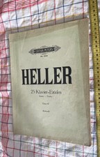 Alte Noten: Heller 25 Klavier-Etüden ca. 1935